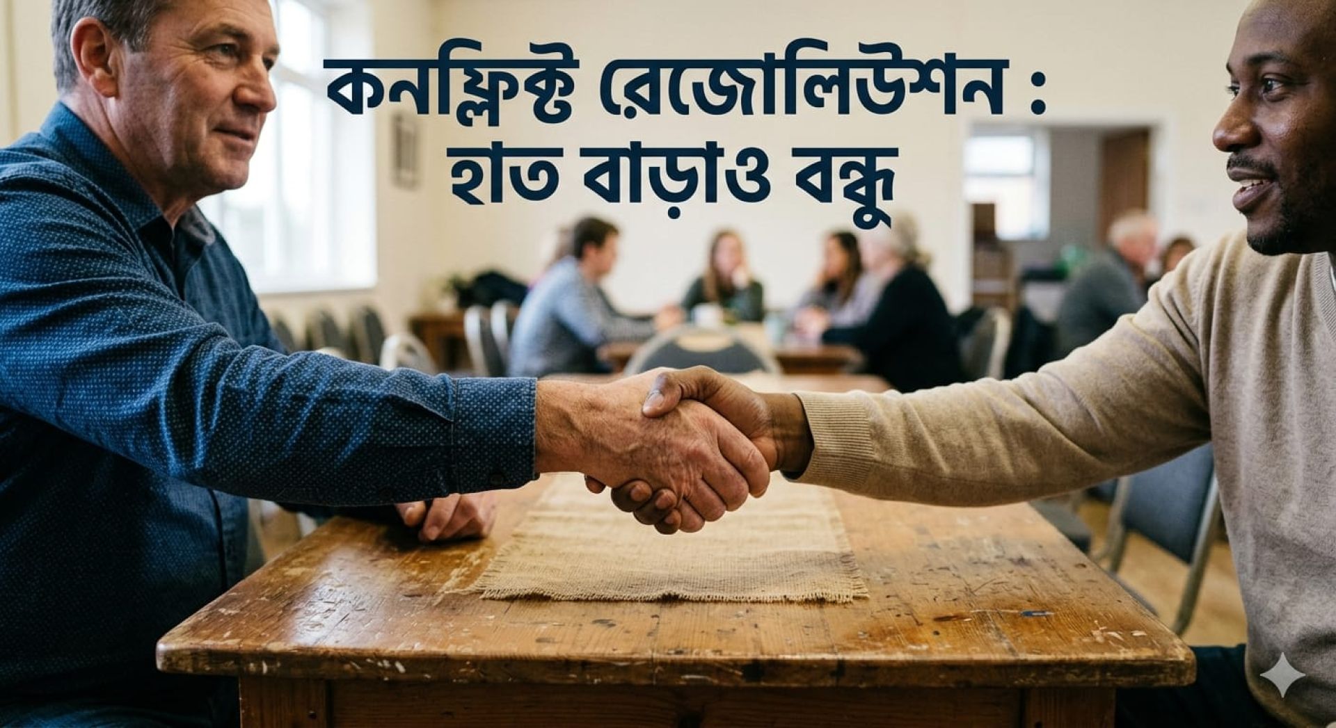 কনফ্লিক্ট রেজোলিউশন : হাত বাড়াও বন্ধু